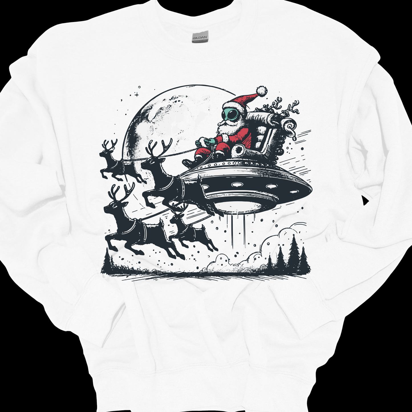 ALIEN SANTA CREWNECK