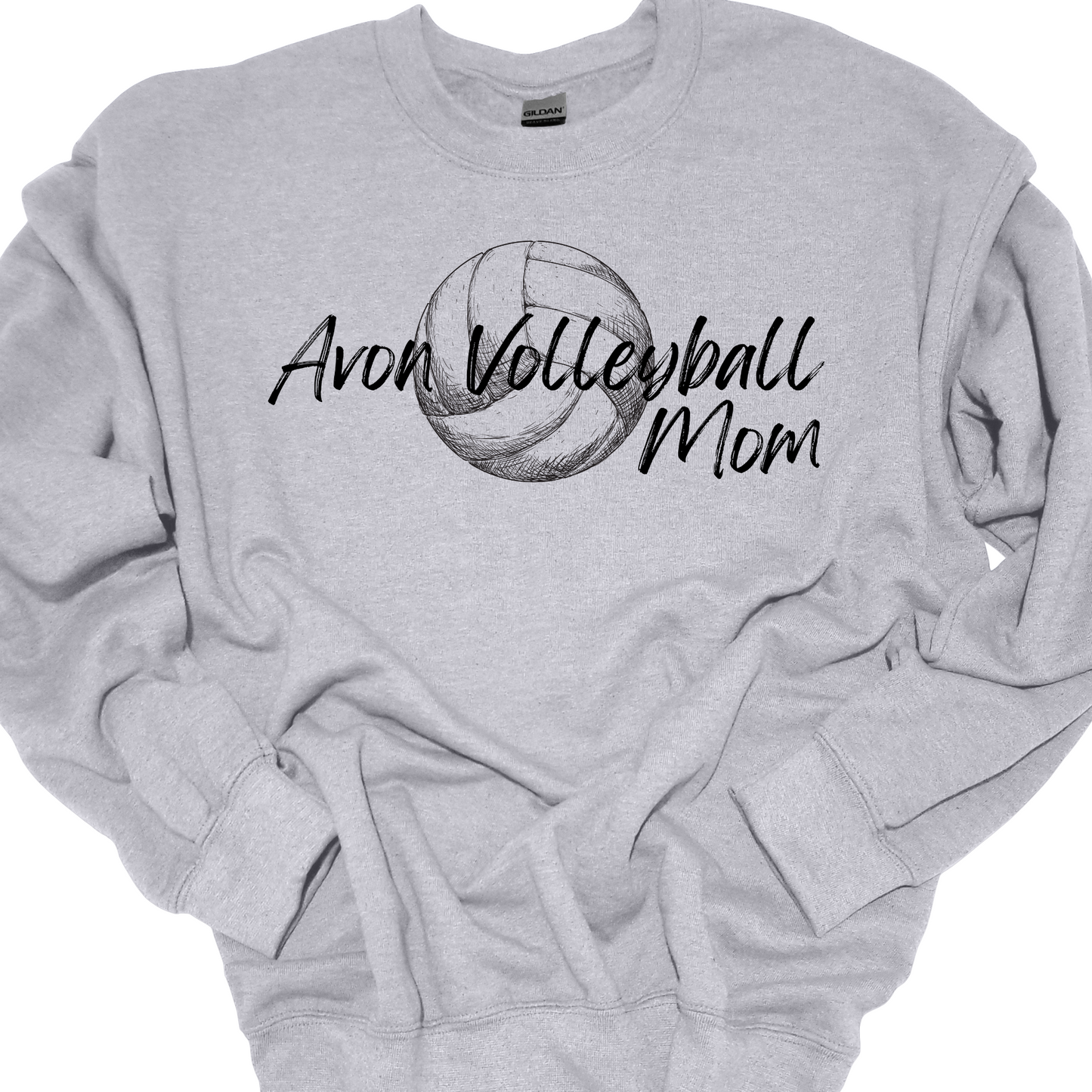 AVON VOLLEYBALL MOM SKETCH CREWNECK