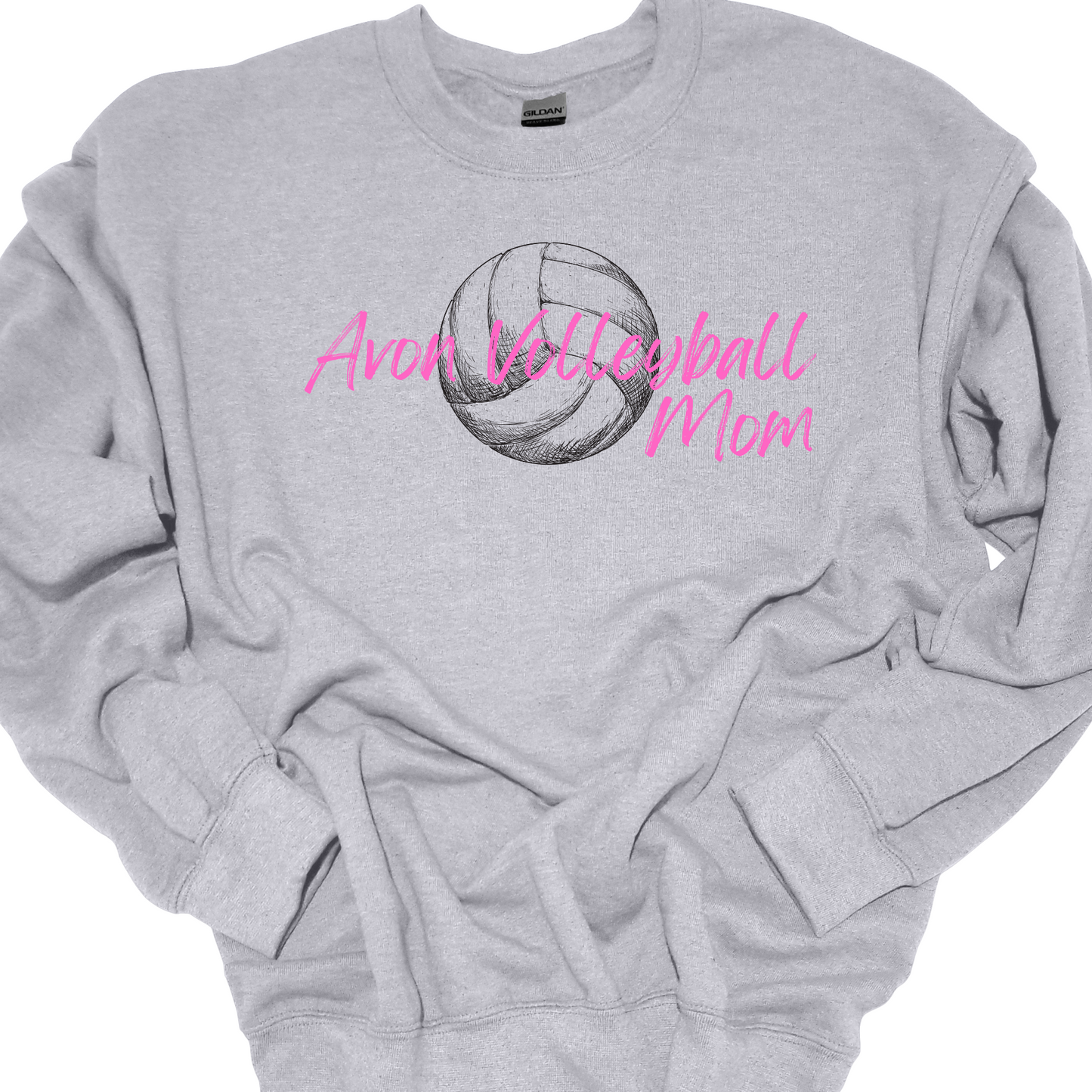 AVON VOLLEYBALL MOM SKETCH CREWNECK