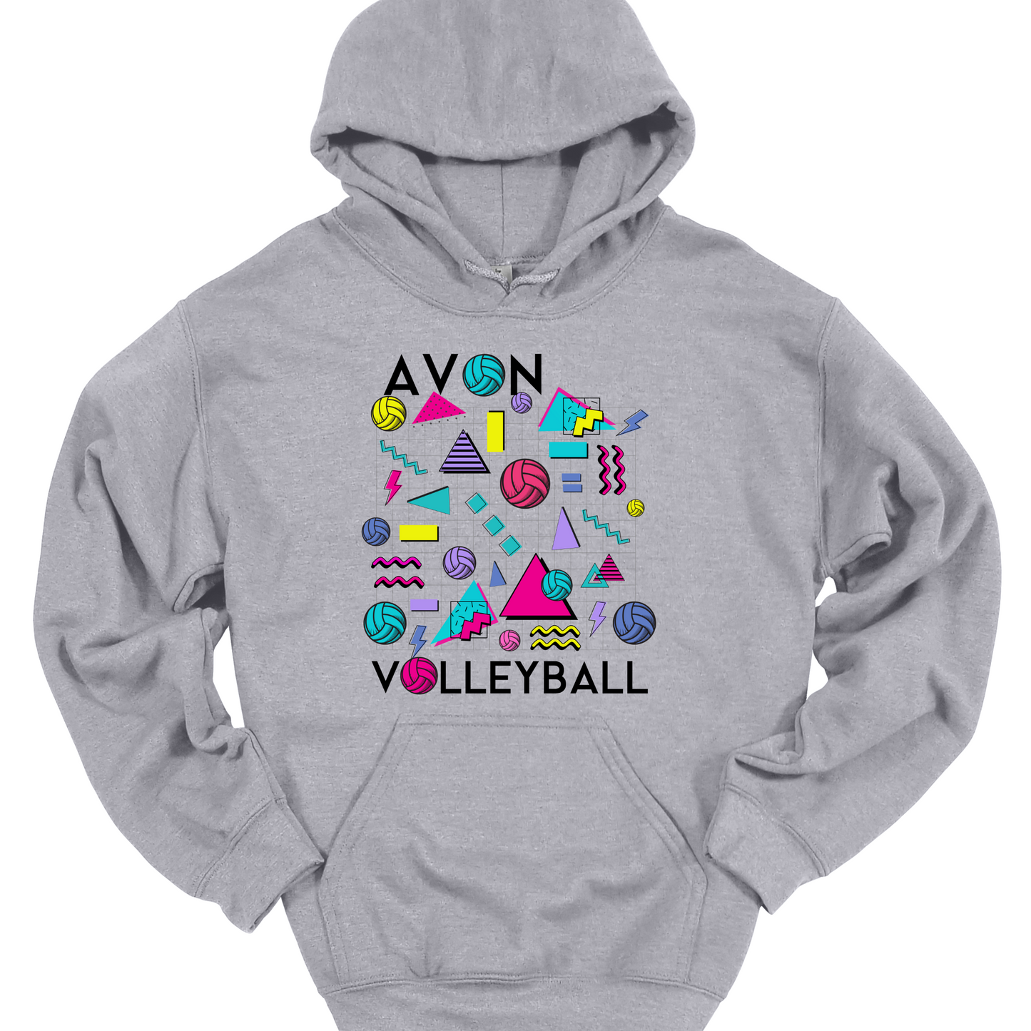 AVON VOLLEYBALL 80S VIBE HOODIE