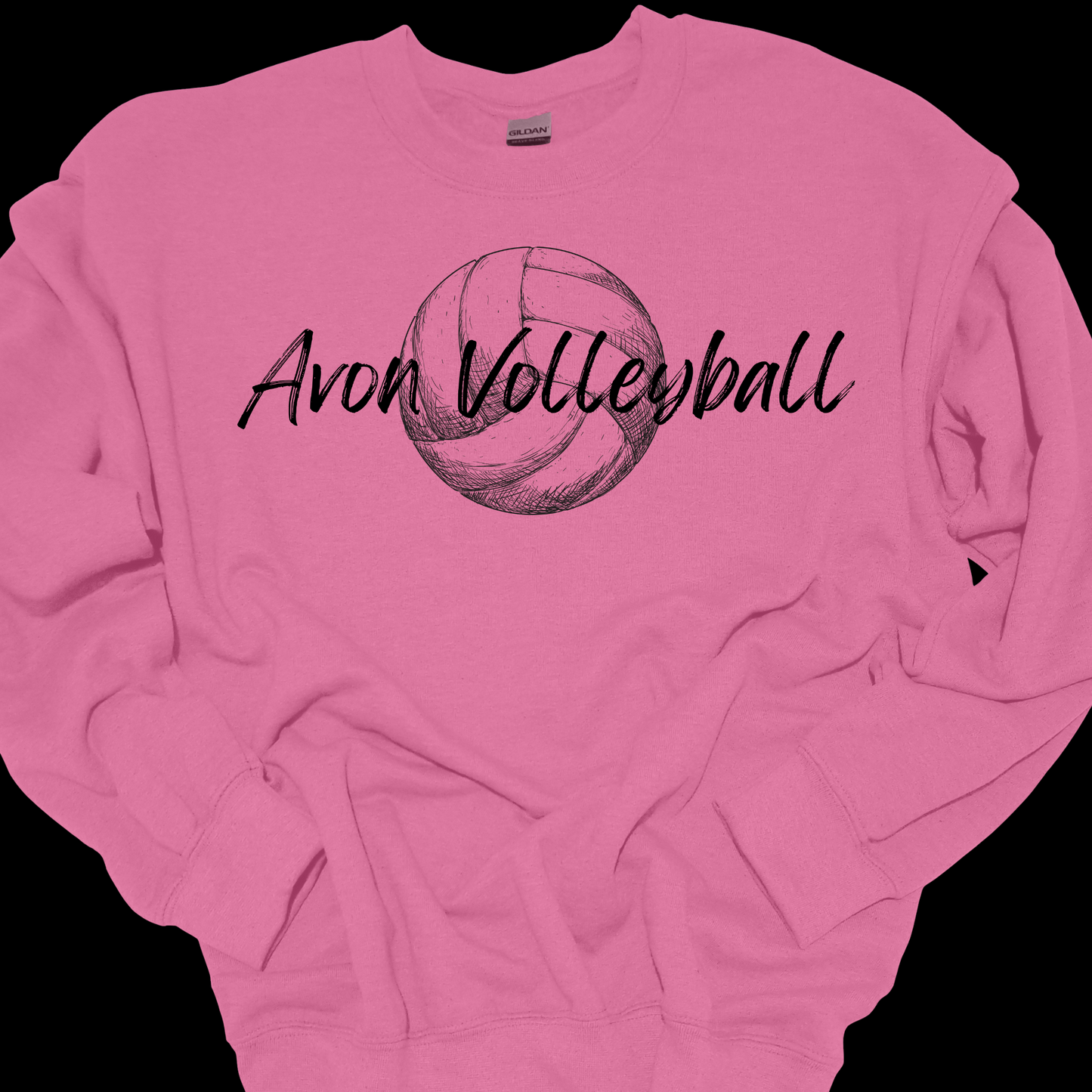 AVON VOLLEYBALL SKETCH CREWNECK