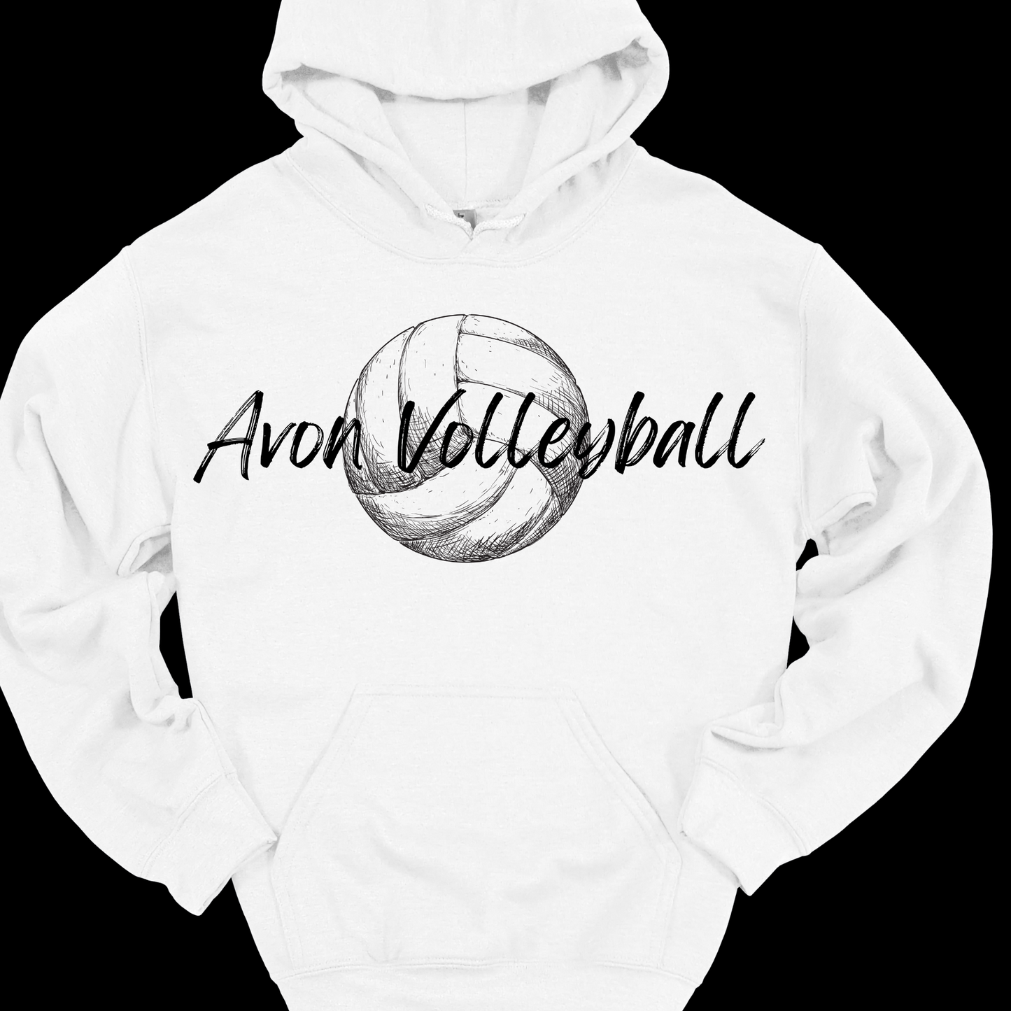 AVON VOLLEYBALL SKETCH HOODIE