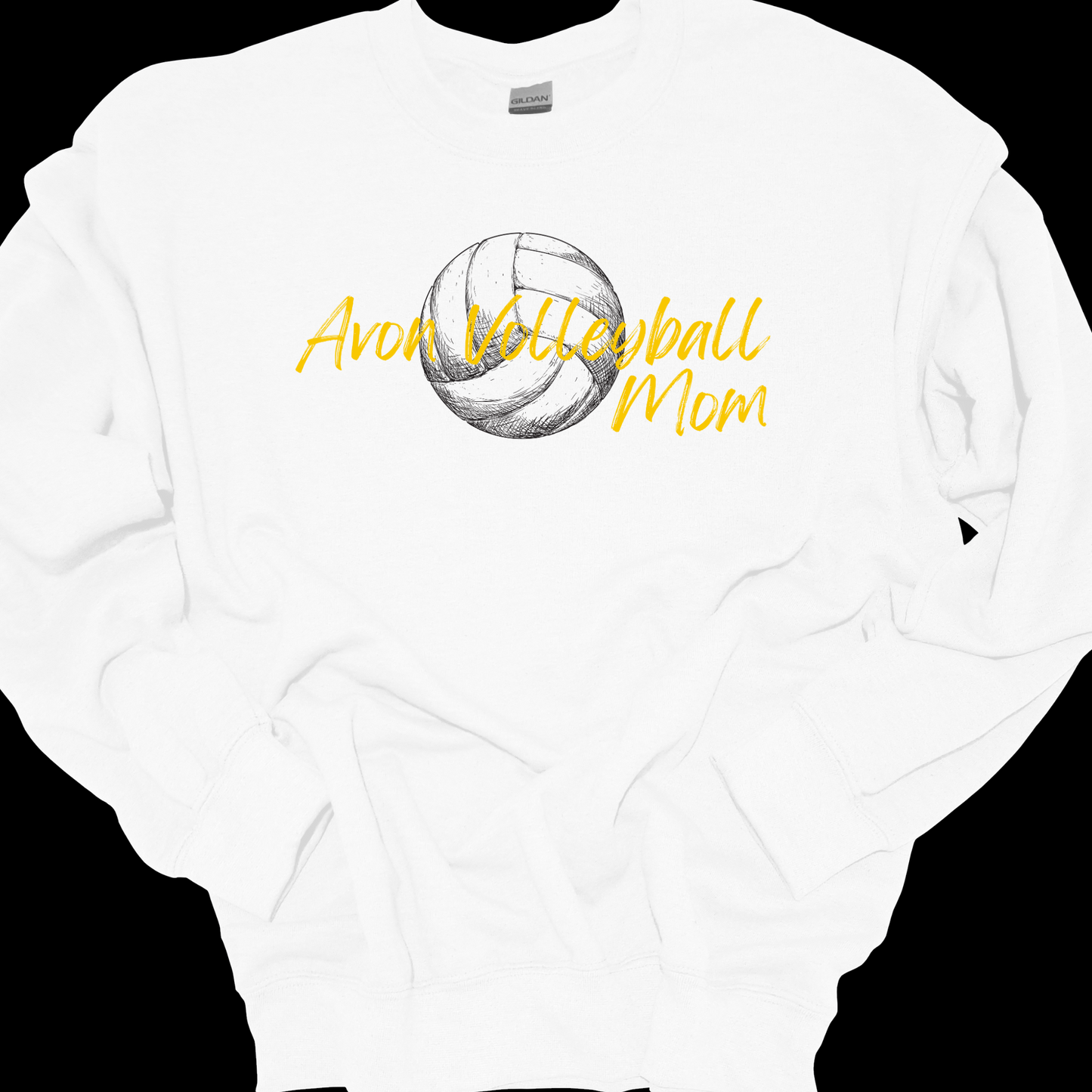 AVON VOLLEYBALL MOM SKETCH CREWNECK