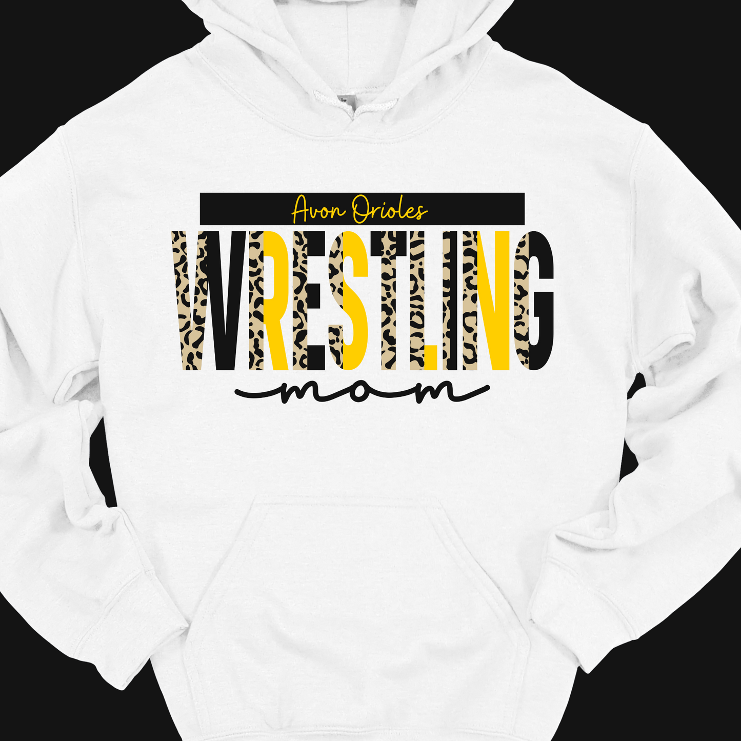 AVON ORIOLES WRESTLING MOM HOODIE