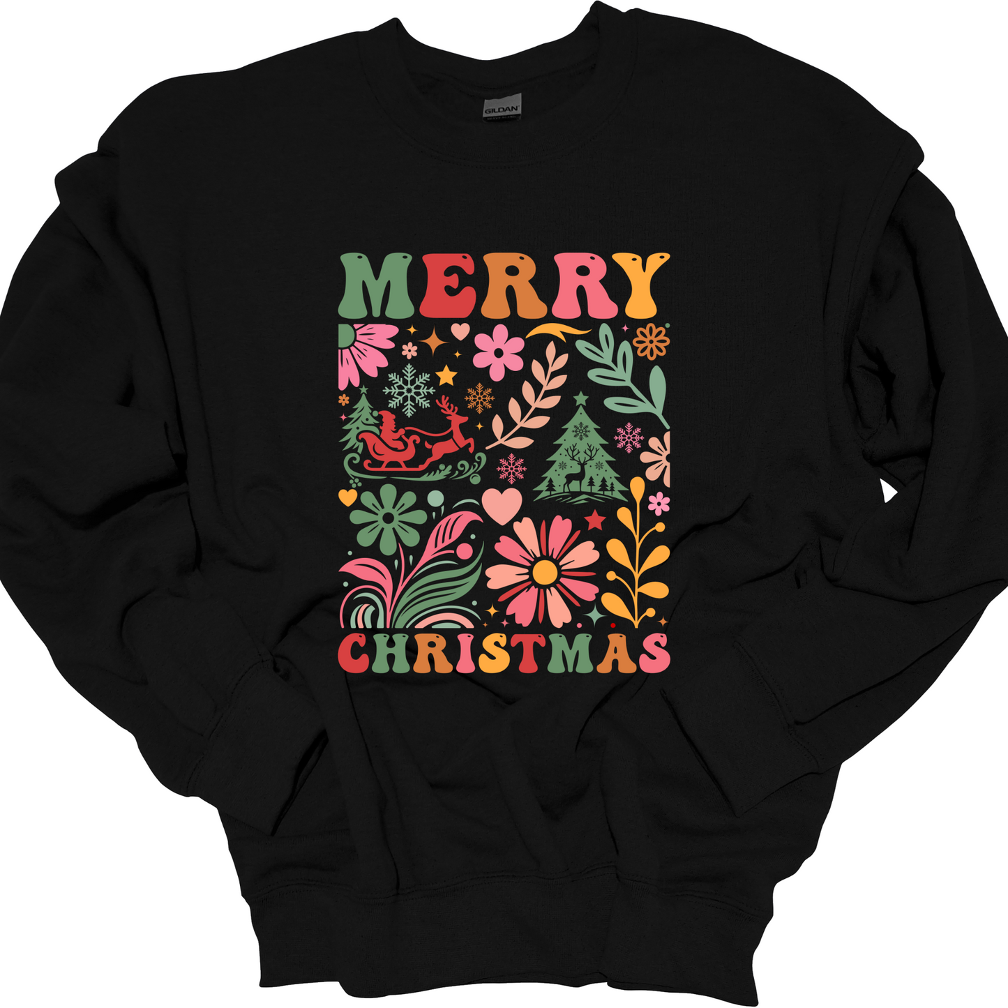 BOHO CHRISTMAS CREWNECK