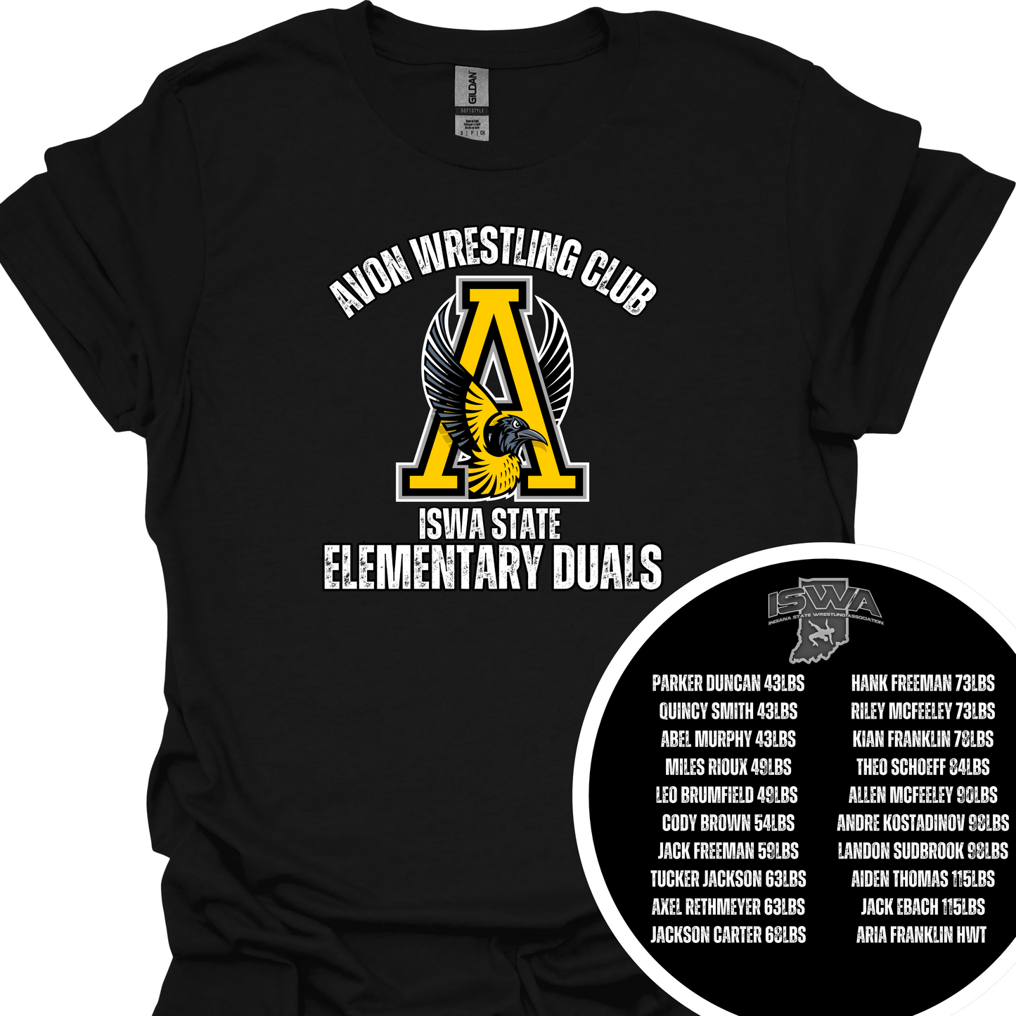 AWC 2025 ISWA ELEMENTARY DUALS SHIRTS