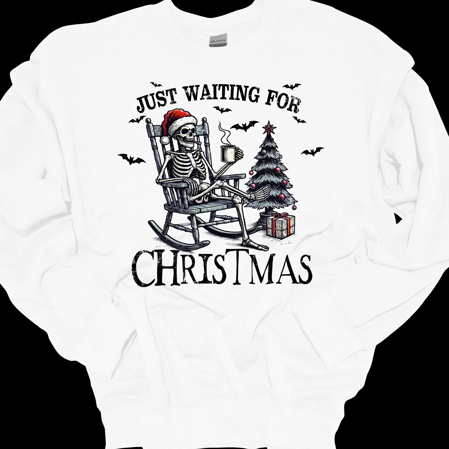 JUST WAITING ON CHRISTMAS CREWNECK