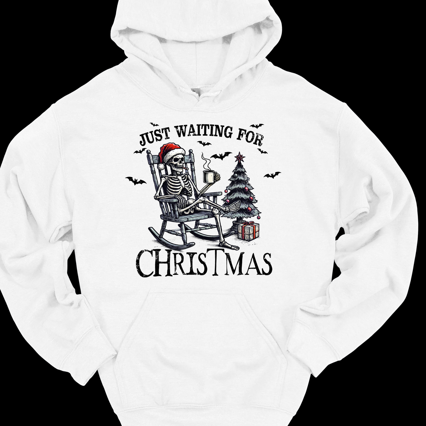 JUST WAITING ON CHRISTMAS HOODIE