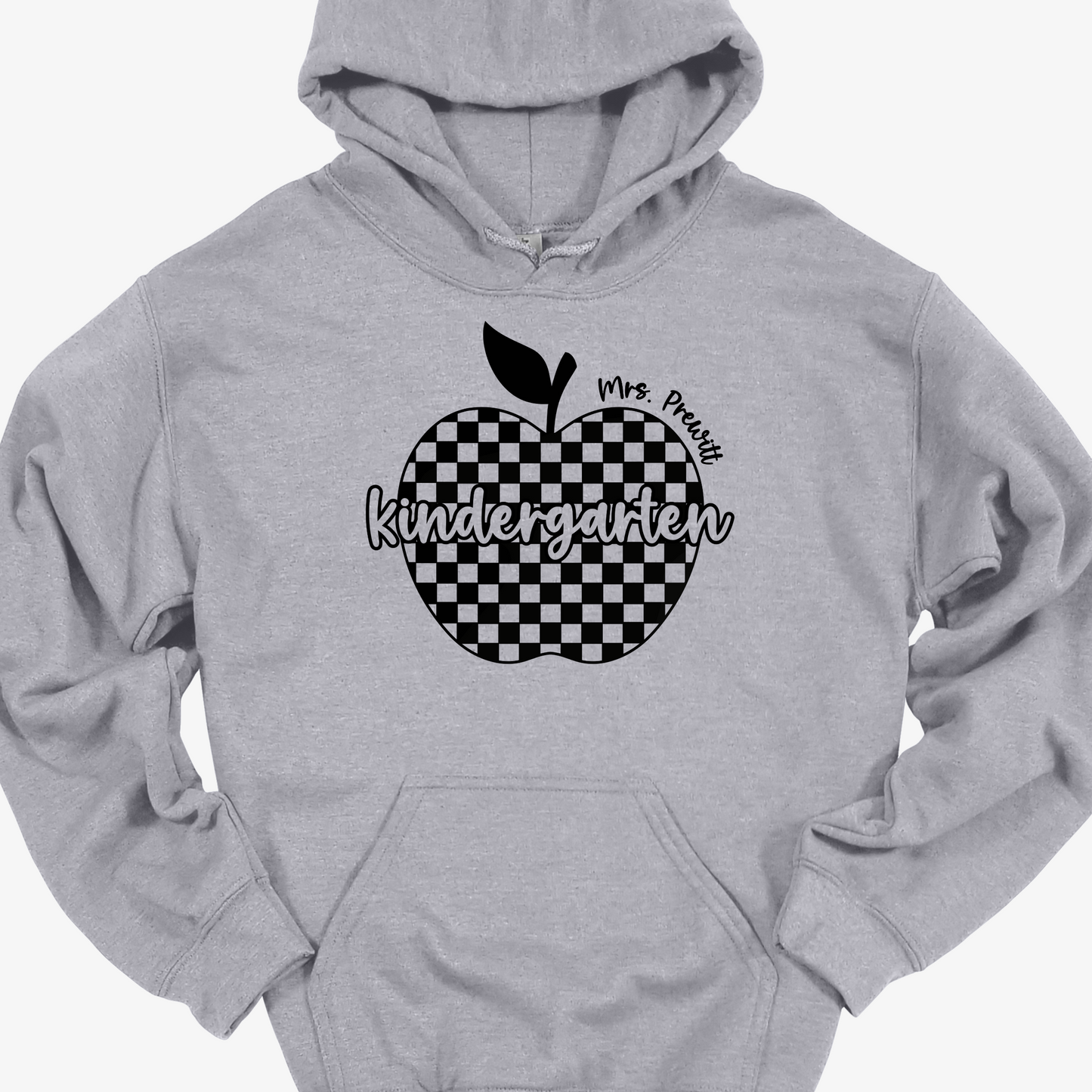 TEACHER CHECKERED APPLE (PERSONALIZED)