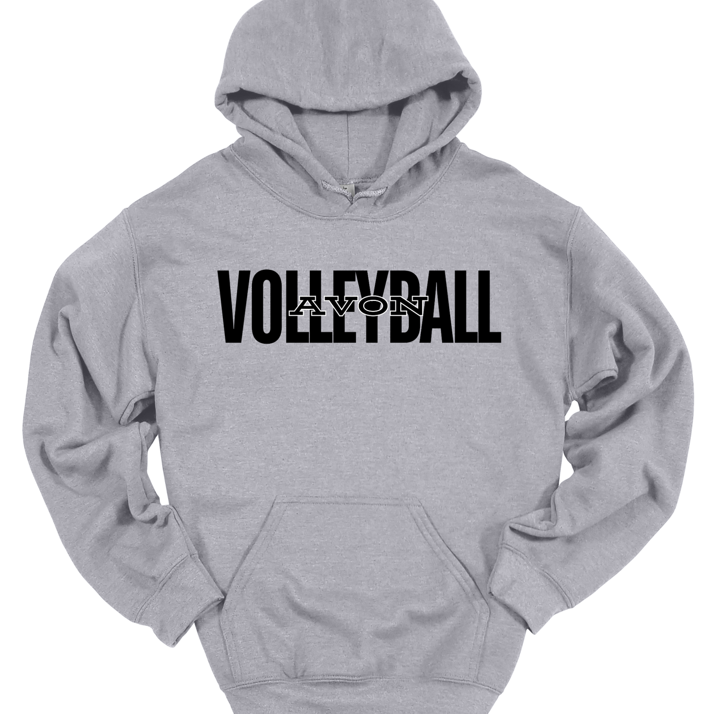(BLACK) AVON VOLLEYBALL HOODIE