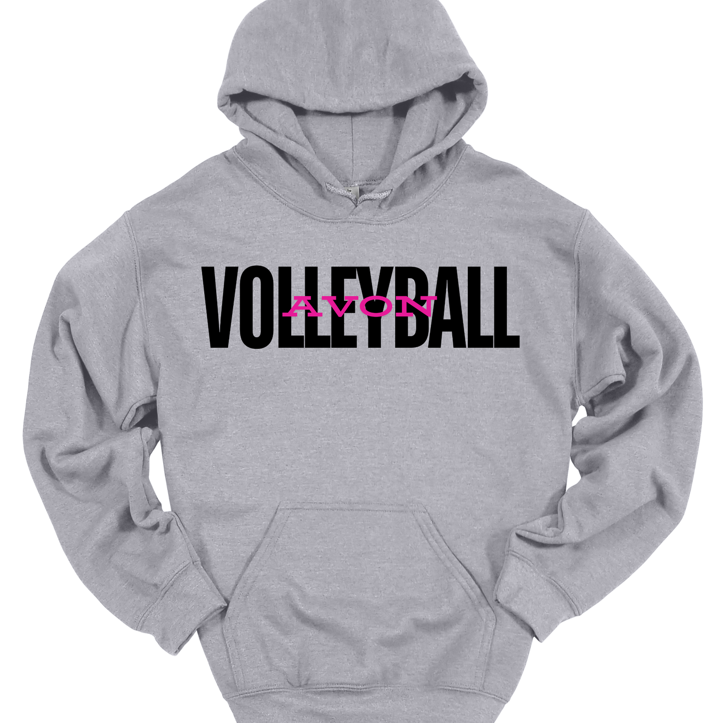 (BLACK) AVON VOLLEYBALL HOODIE