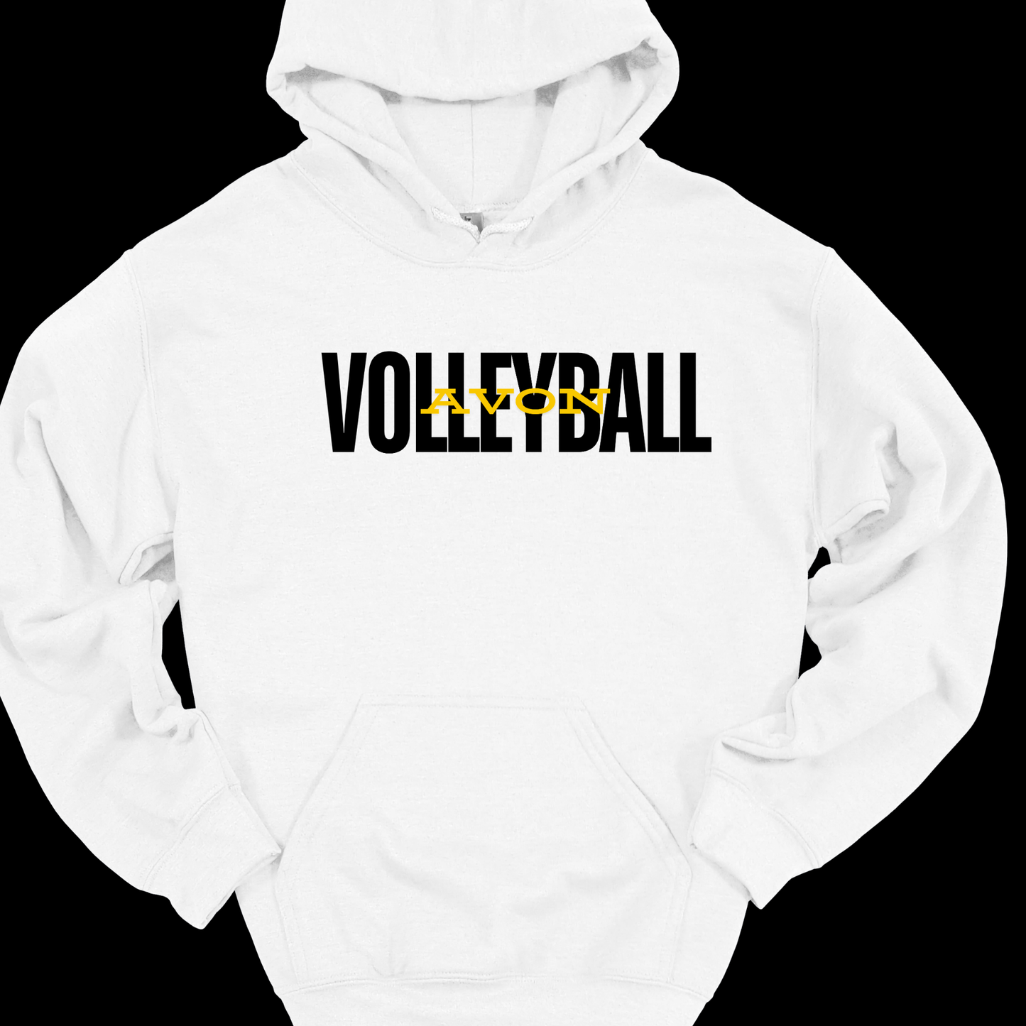 (BLACK) AVON VOLLEYBALL HOODIE