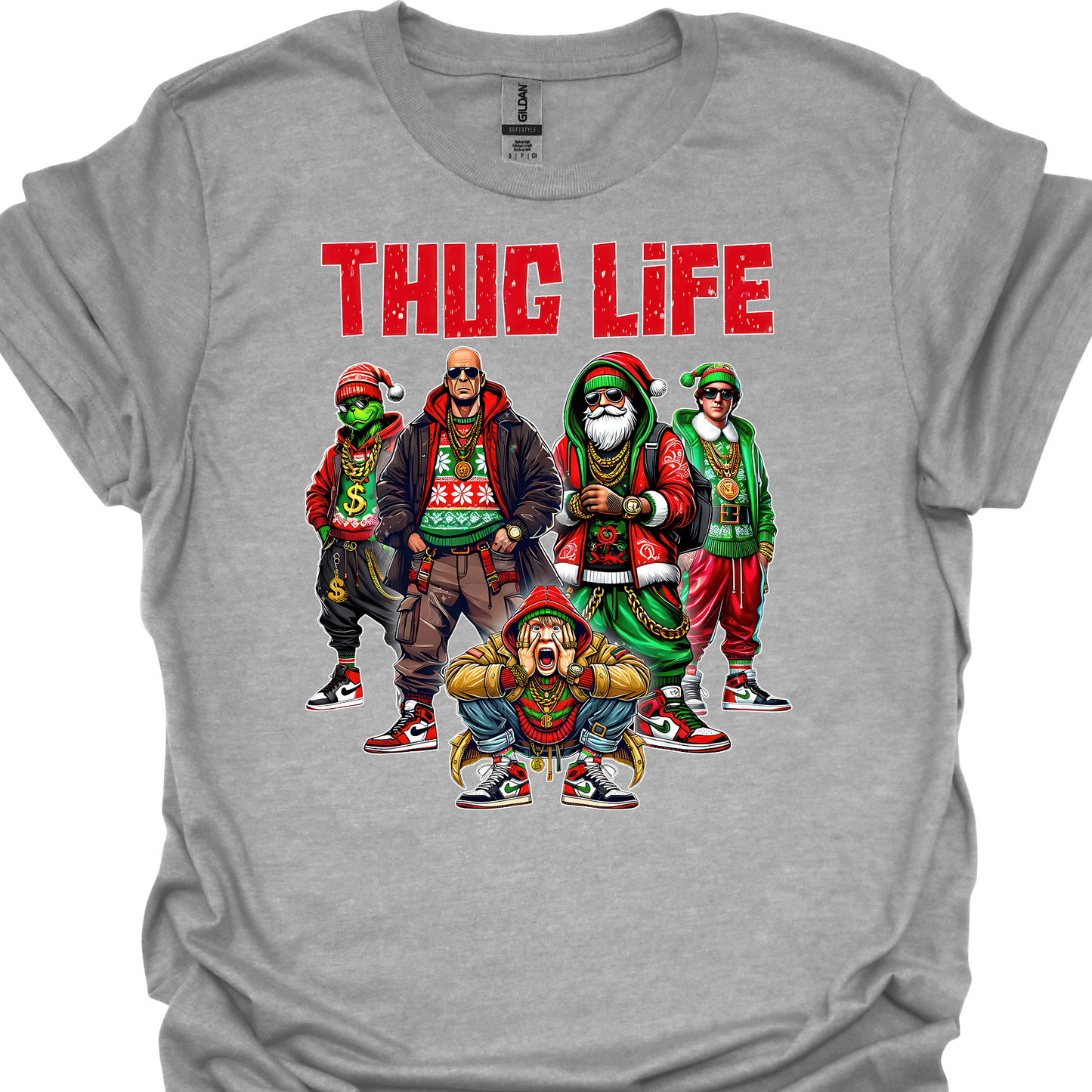 THUG LIFE CHRISTMAS TSHIRT