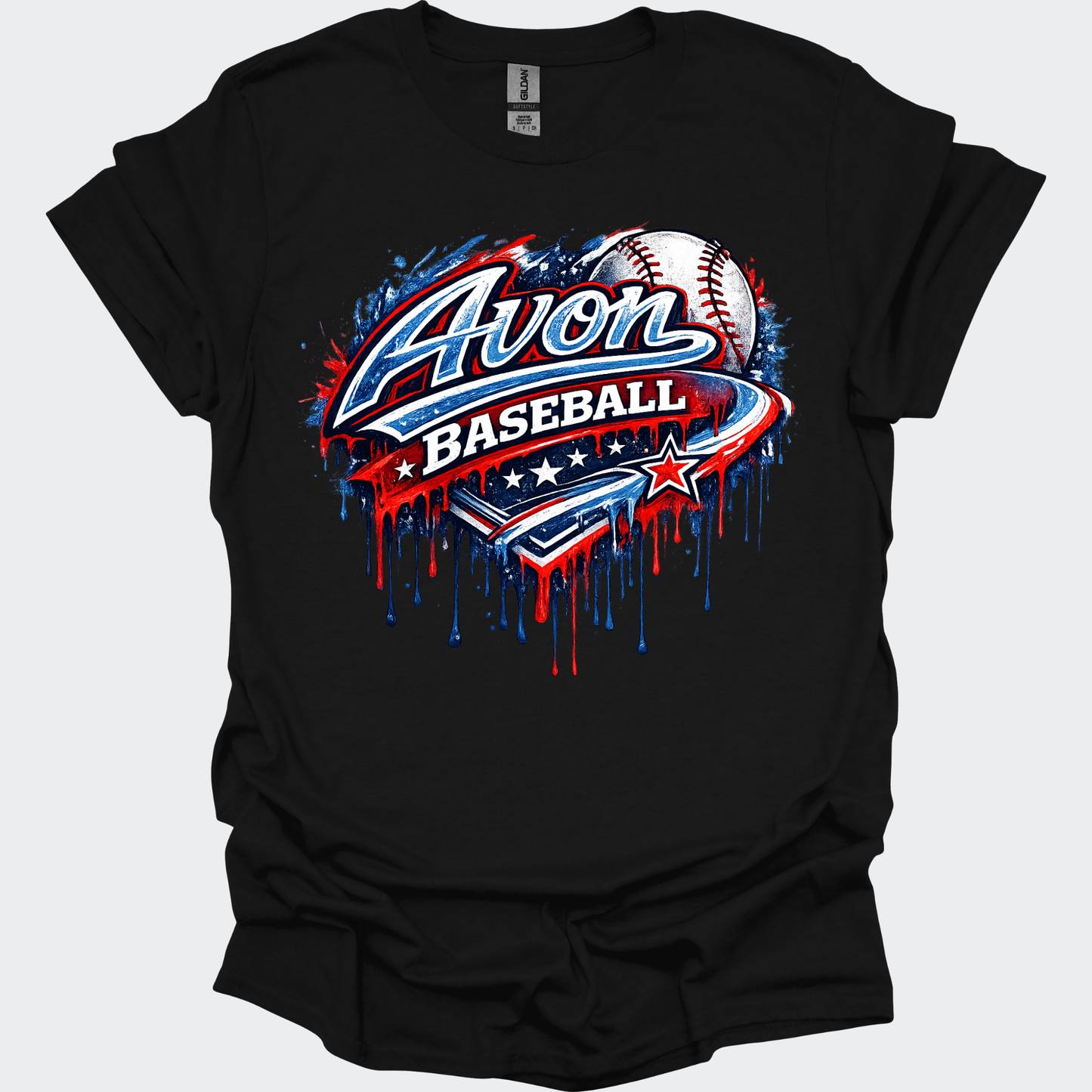 AVON BASEBALL (RED & BLUE)