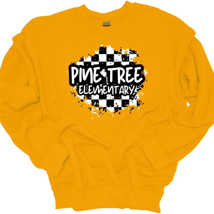PINE TREE CHECKERED DISTRESSED
