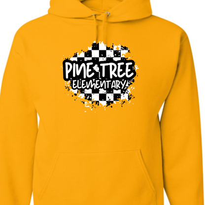 PINE TREE CHECKERED DISTRESSED