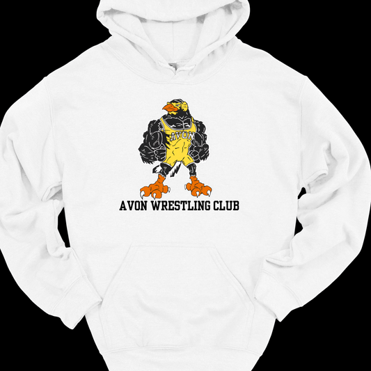 AWC VINTAGE WRESTLING ORIOLE HOODIE