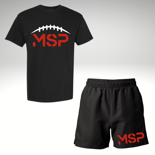 MSP - SMALL FOOTBALL BUNDLE #3 - T-Shirt & Shorts