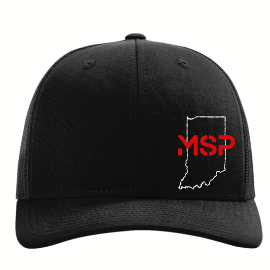 MSP POSTAGE STAMP - SNAPBACK 7 PANEL TRUCKER