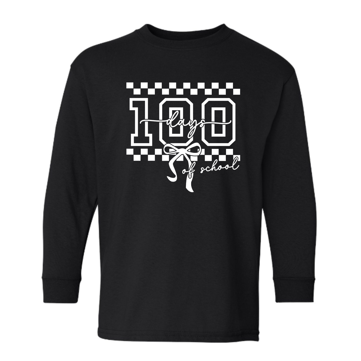 YOUTH: 100 Days of School - Checkered