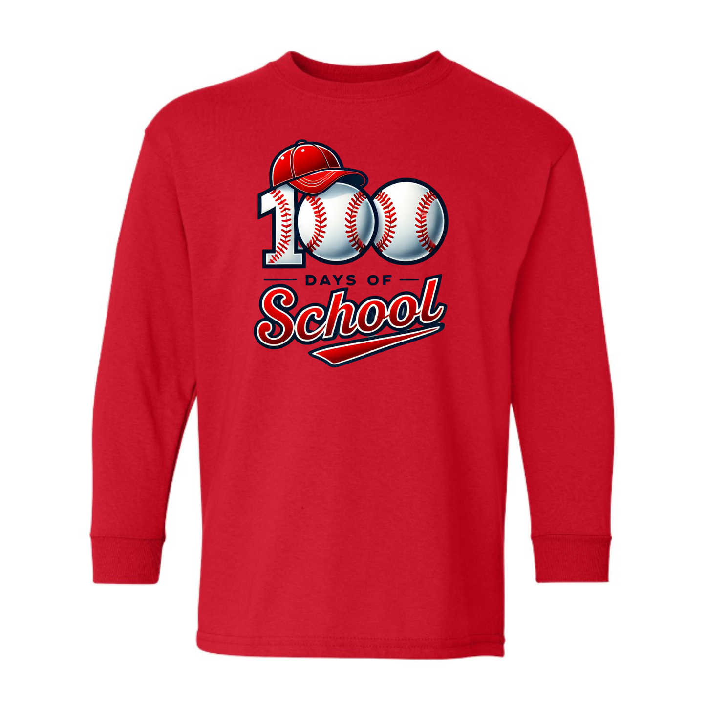 YOUTH: 100 Days of School - Baseball