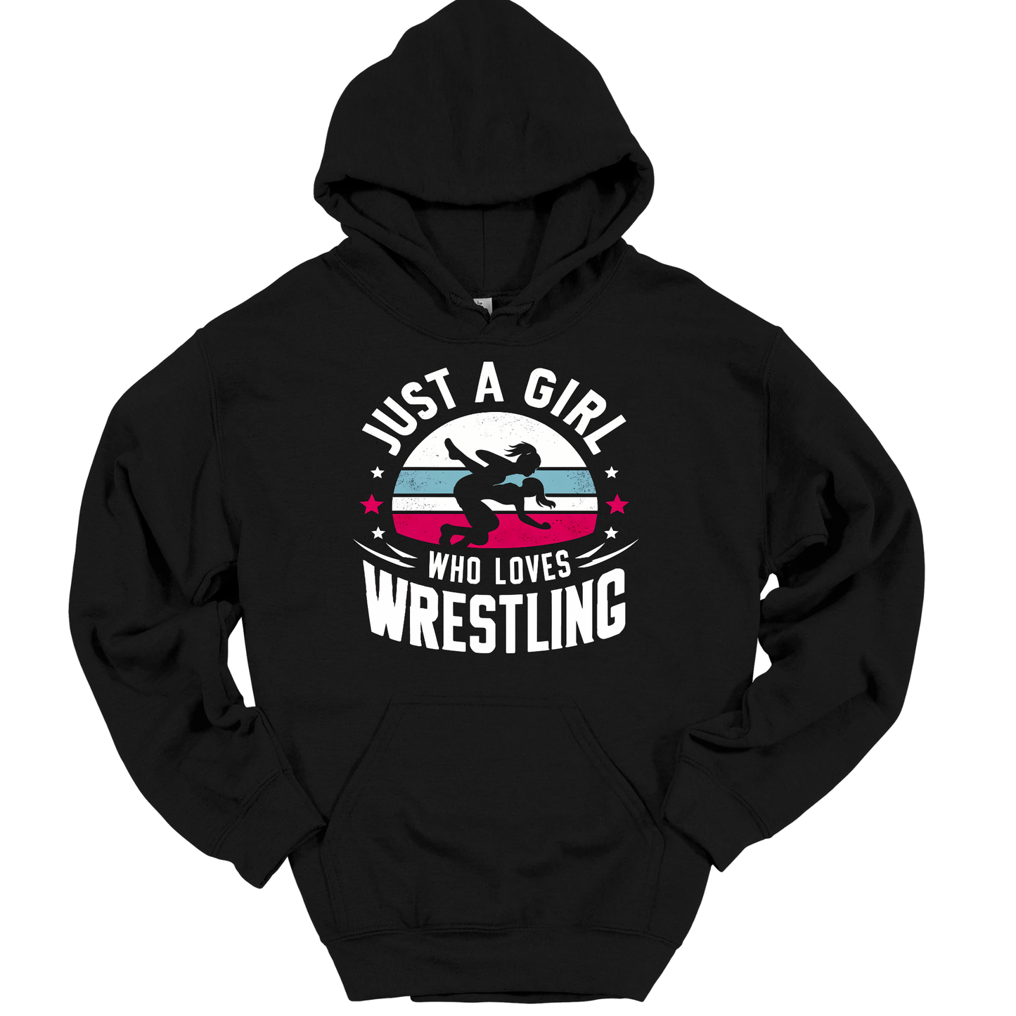 JUST A GIRL WHO LOVES WRESTLIING HOODIE