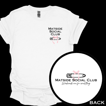 MATSIDE WRESTLING CLUB W BOW T-SHIRT