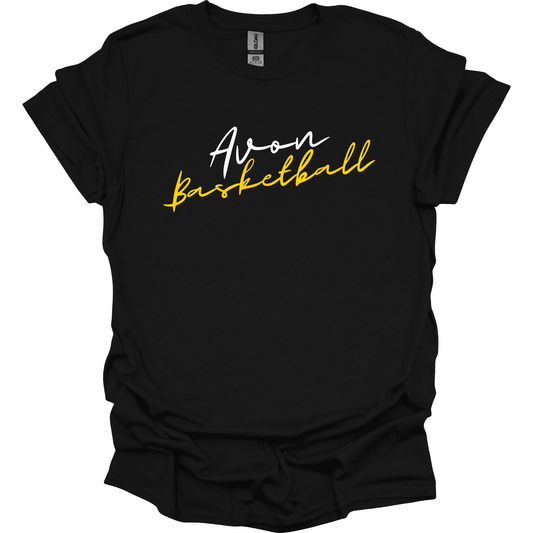AVON BASKETBALL CURSIVE