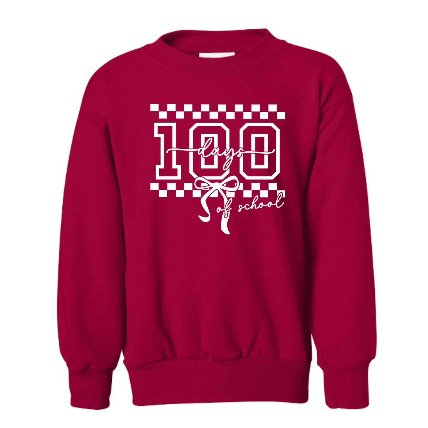 YOUTH: 100 Days of School - Checkered