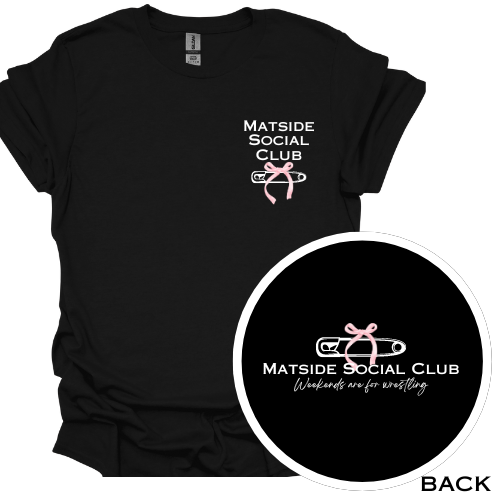 MATSIDE WRESTLING CLUB W BOW T-SHIRT