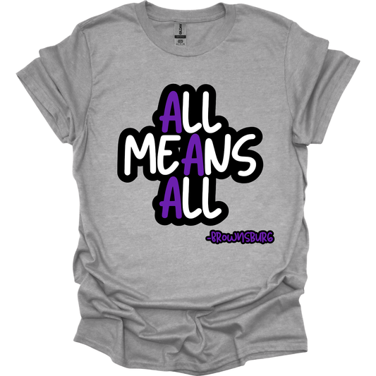 ALL MEANS ALL BROWNSBURG
