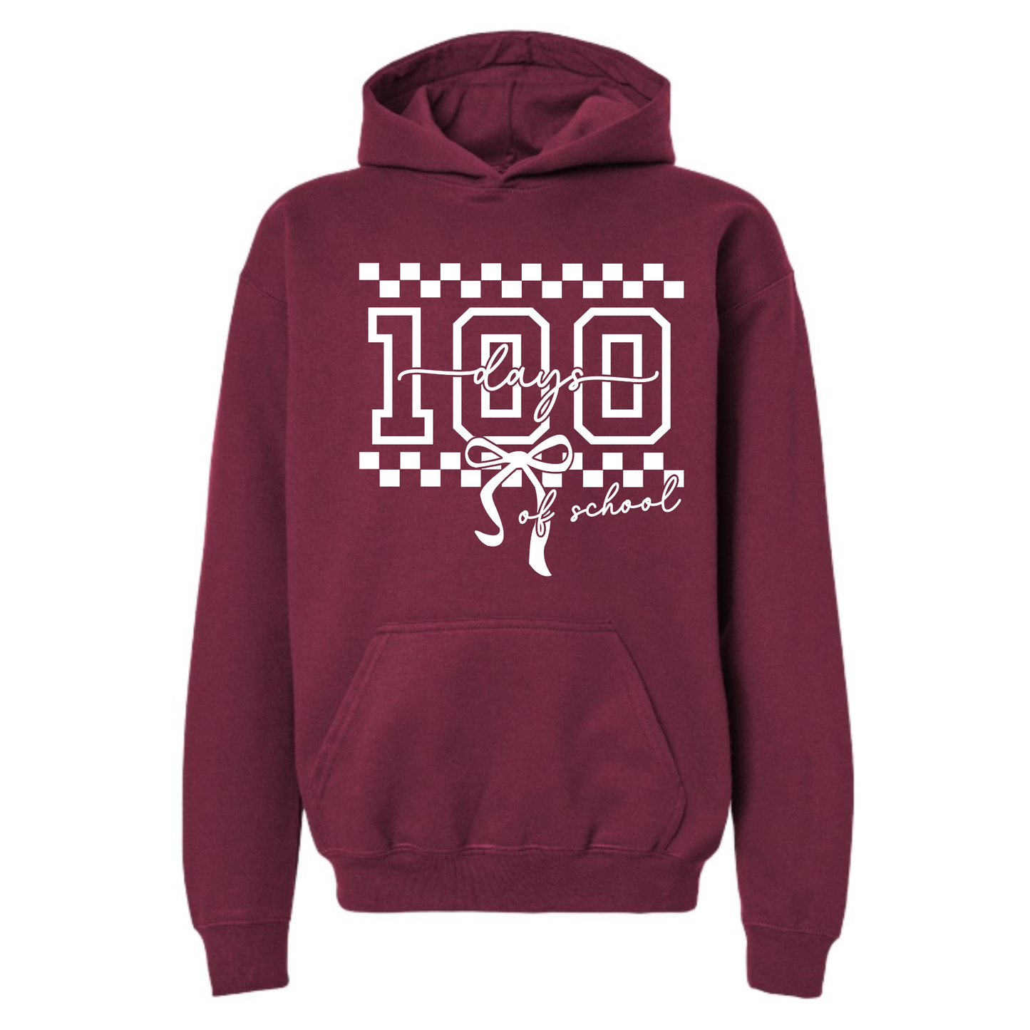 YOUTH: 100 Days of School - Checkered