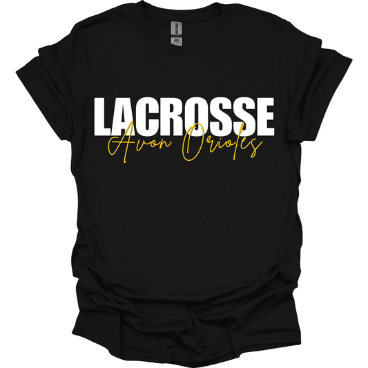 AVON ORIOLES LACROSSE - SCRIPT