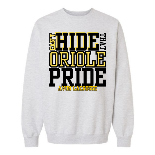 AVON LACROSSE - CAN'T HIDE THAT ORIOLE PRIDE