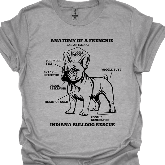 (IBDR) ANATOMY OF A FRENCHIE TSHIRT