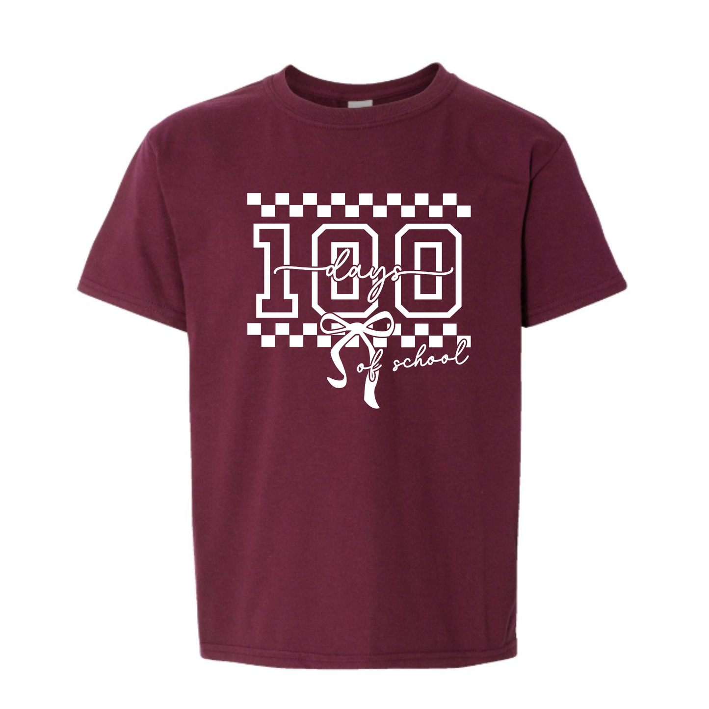 YOUTH: 100 Days of School - Checkered