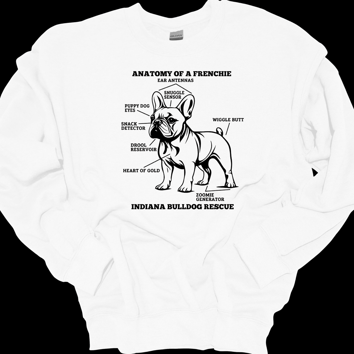 (IBDR) ANATOMY OF A FRENCHIE CREWNECK