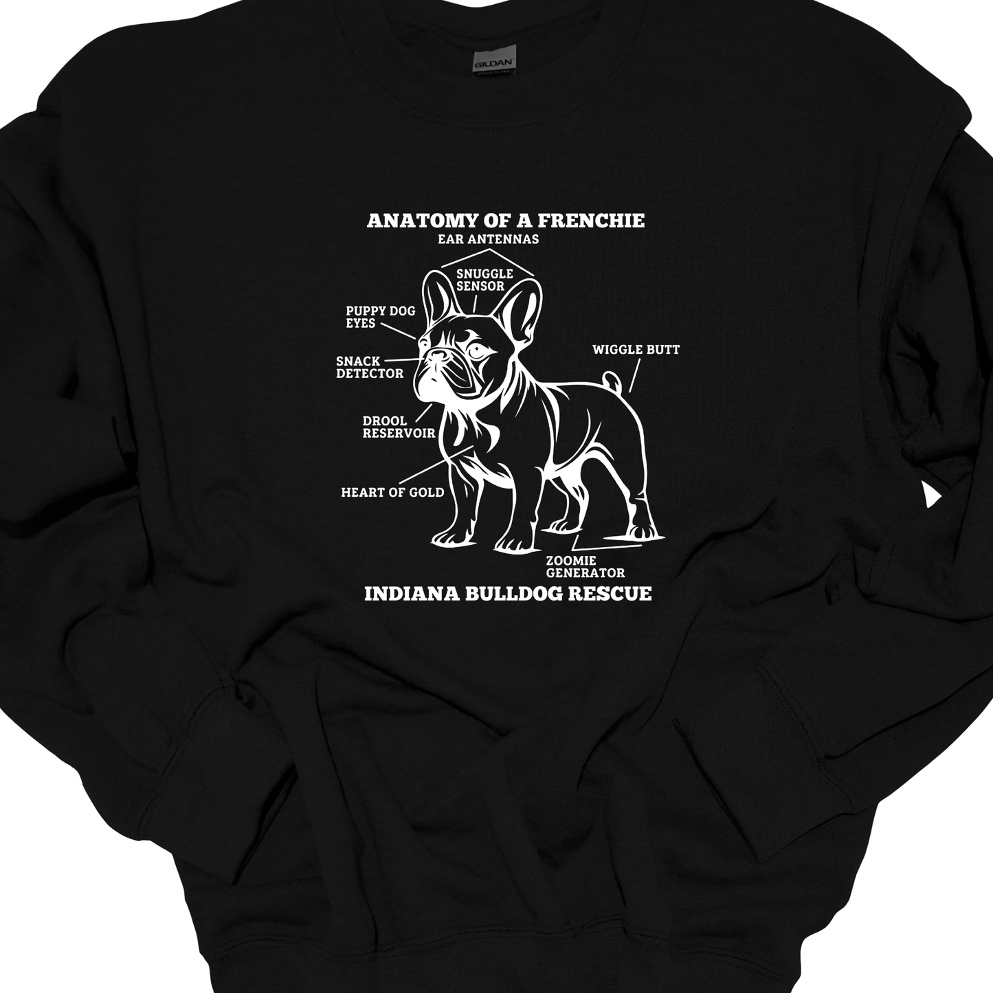 (IBDR) ANATOMY OF A FRENCHIE CREWNECK