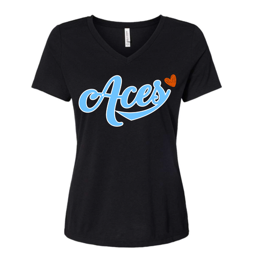 ACES BASEBALL - BLUE SCRIPT