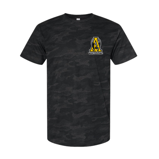 AVON WRESTLING POSTAGE STAMP - CAMO