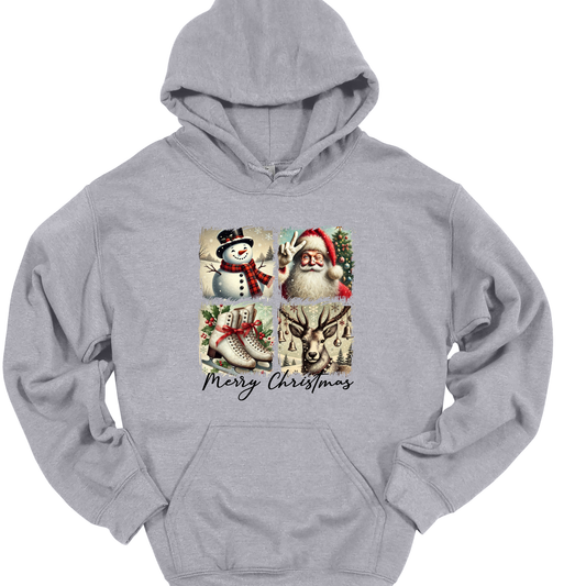 MERRY CHRISTMAS (4SQUARE) HOODIE