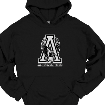 AVON WRESTLING-BIRD GREYSCALE