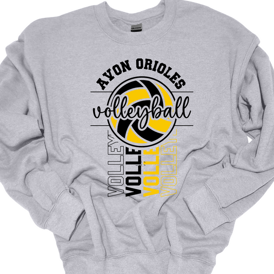 AVON ORIOLES VOLLEYBALL 4 CREWNECK