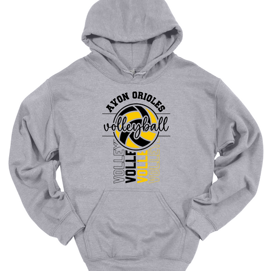 AVON ORIOLES VOLLEYBALL 4 HOODIE