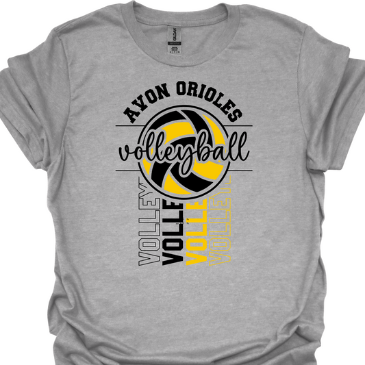 AVON ORIOLES VOLLEYBALL 4 TSHIRT