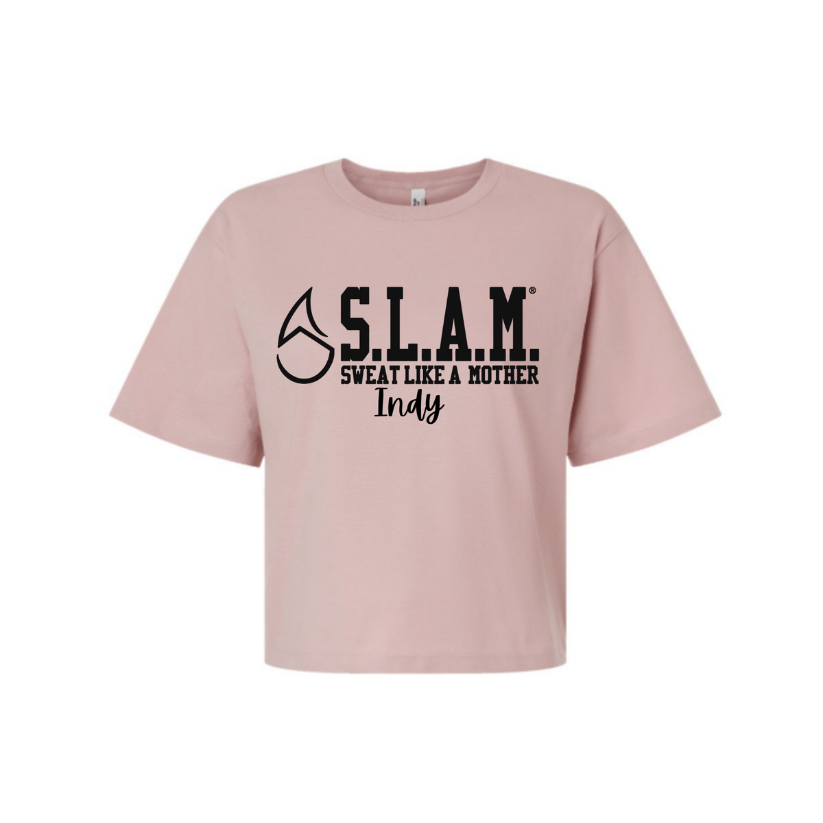 SLAM INDY - AMERICAN APPAREL FINE JERSEY MID-LENGTH BOXY TEE