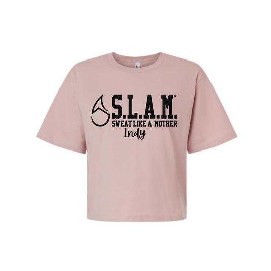 SLAM INDY - AMERICAN APPAREL FINE JERSEY MID-LENGTH BOXY TEE