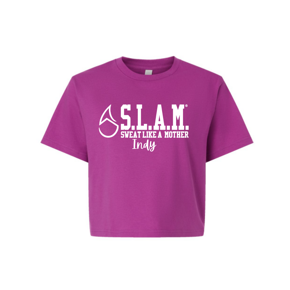 SLAM INDY - AMERICAN APPAREL FINE JERSEY MID-LENGTH BOXY TEE