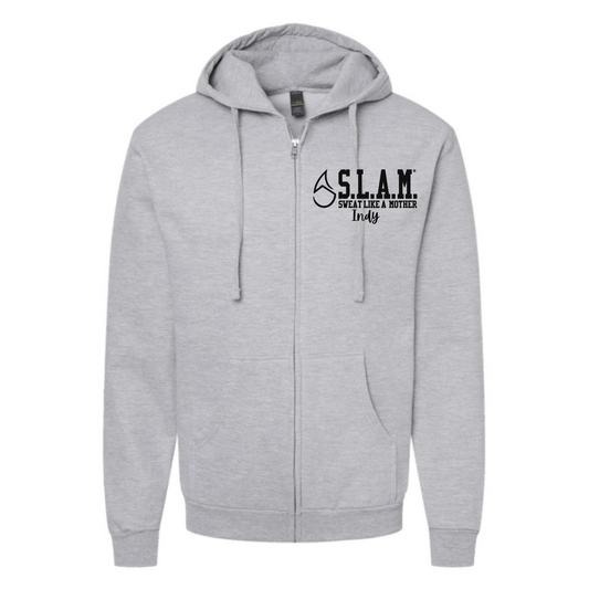 SLAM INDY - TULTEX UNISEX FULL-ZIP HOODED SWEATSHIRT