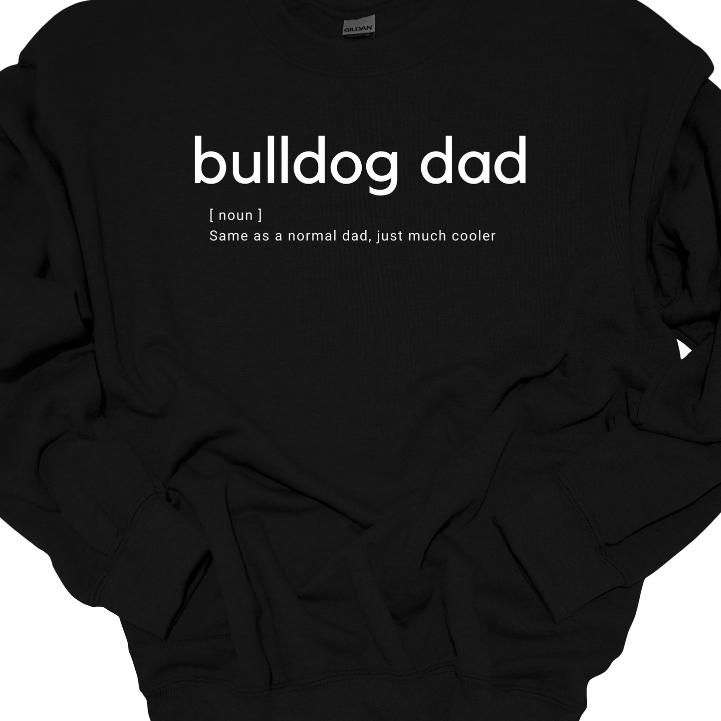 (IBDR) BULLDOG DAD CREWNECK